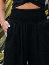 Load image into Gallery viewer, Full Size Smocked Waist Wide Leg Pants