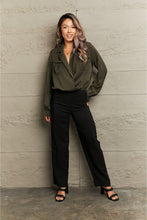 Load image into Gallery viewer, Lapel Collar Long Sleeve Blouse