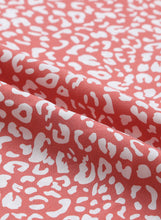 Load image into Gallery viewer, Leopard Round Neck Frill Trim Blouse