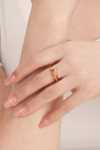 Load image into Gallery viewer, 18K Gold-Plated Copper Bypass Ring