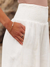 Load image into Gallery viewer, Full Size Smocked Waist Wide Leg Pants