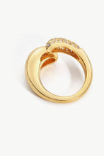 Load image into Gallery viewer, Crystal Polished Bypass Ring