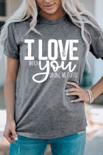 Load image into Gallery viewer, I LOVE YOU Crewneck T-Shirt