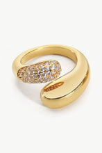 Load image into Gallery viewer, Crystal Polished Bypass Ring