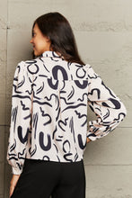 Load image into Gallery viewer, Printed Collared Neck Button-Down Shirt