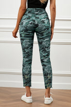 Load image into Gallery viewer, Distressed Camouflage Jeans
