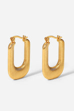 Load image into Gallery viewer, Good Luck Charm Screw-Thread U-Shaped Earrings