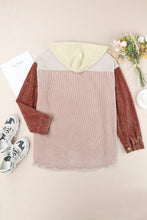 Load image into Gallery viewer, Snap Front Hooded Corduroy Shacket