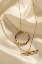 Load image into Gallery viewer, Double-Layered Stainless Steel Necklace