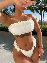 Load image into Gallery viewer, Applique Tie Back Two-Piece Bikini Set