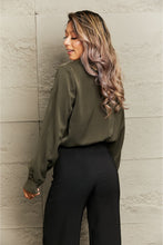 Load image into Gallery viewer, Lapel Collar Long Sleeve Blouse