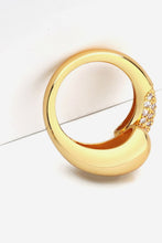 Load image into Gallery viewer, Crystal Polished Bypass Ring