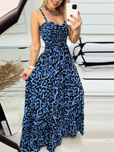 Load image into Gallery viewer, Leopard Sweetheart Neck Cami Dress
