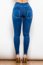 Load image into Gallery viewer, High Waist Skinny Buttoned Long Jeans
